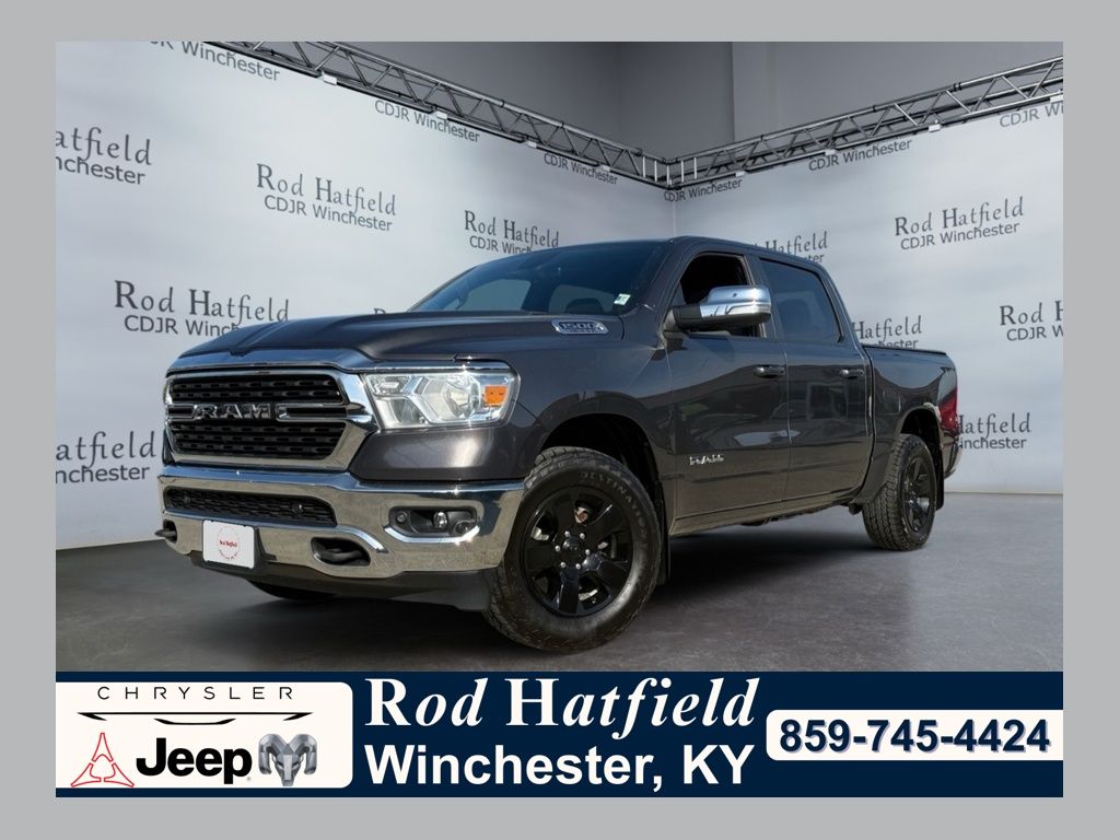 Granite 2022 RAM 1500 Big Horn Crew Cab 4WD Pickup Truck Four-Wheel Drive 8-Speed Automatic