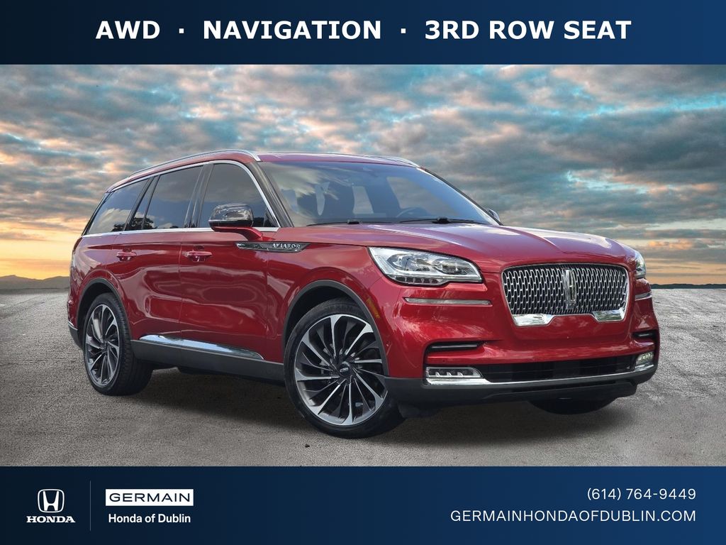 Red Carpet Metallic Tinted Clearcoat 2020 Lincoln Aviator SUV / Crossover All-Wheel Drive Automatic