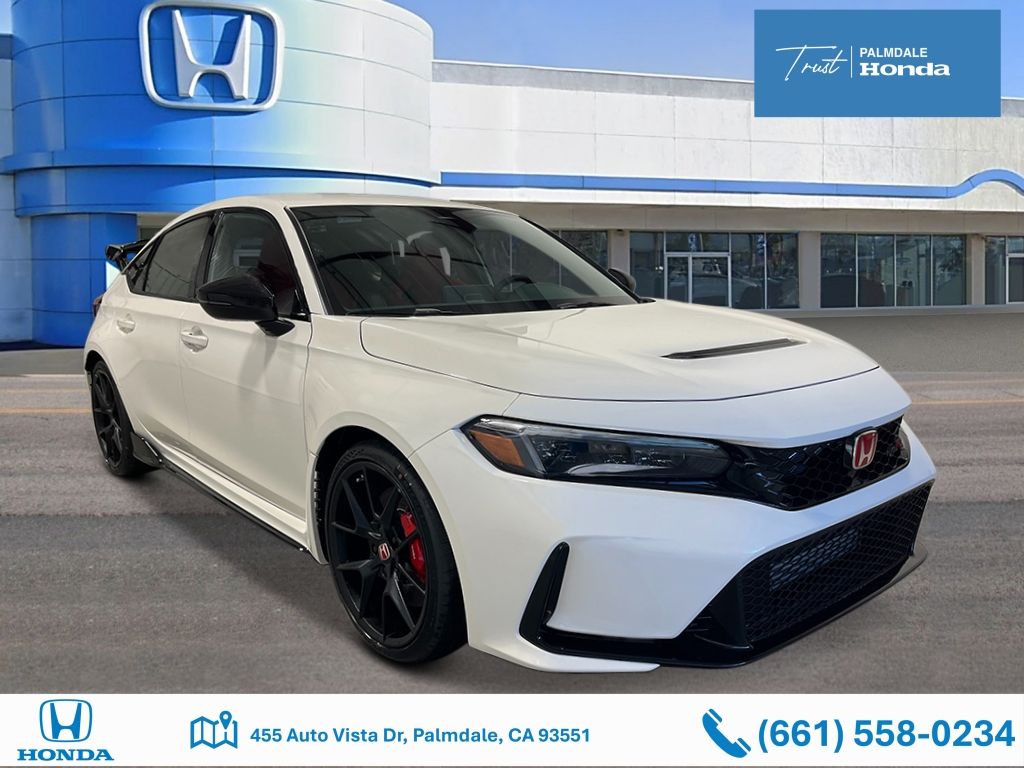 Championship White 2026 Honda Civic Type R Hatchback Front-Wheel Drive 6-Speed Manual