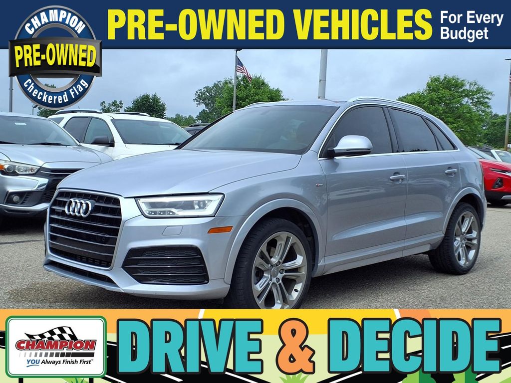 Silver Metallic 2016 Audi Q3 2.0T quattro Prestige SUV / Crossover All-Wheel Drive 6-Speed Automatic