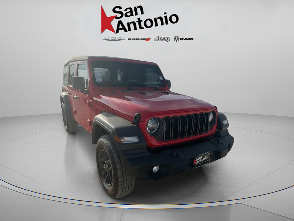 Firecracker Red Clearcoat 2026 Jeep Wrangler SUV / Crossover Four-Wheel Drive 6-Speed Manual