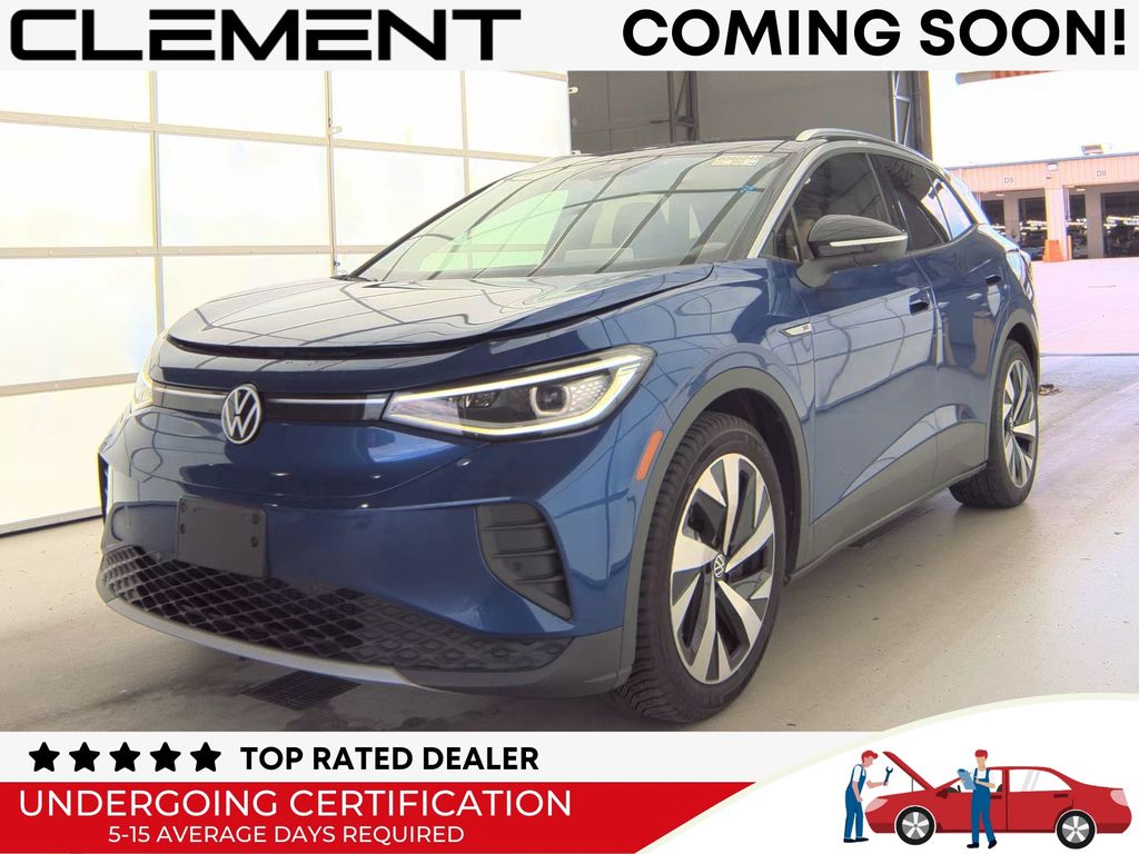 Blue Metallic 2021 Volkswagen ID.4 SUV / Crossover Rear-Wheel Drive Automatic