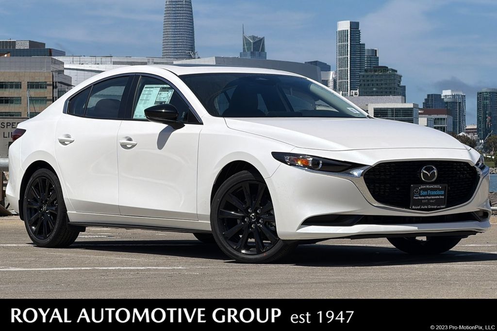 Snowflake White Pearl Mica 2026 Mazda MAZDA3 Sedan All-Wheel Drive 6-Speed Automatic