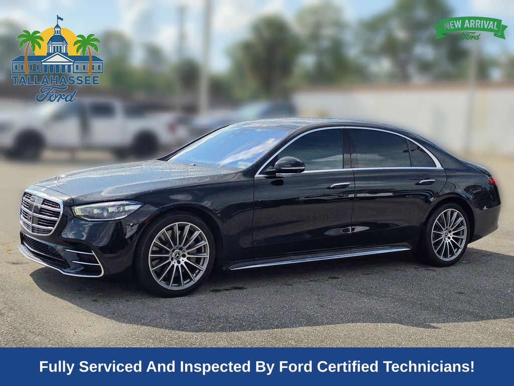 Black 2022 Mercedes-Benz S-Class S 580 4MATIC AWD Sedan All-Wheel Drive 9-Speed Automatic