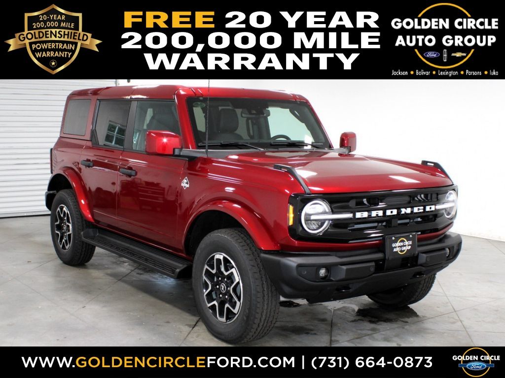 Ruby Red Metallic Tinted Clearcoat 2026 Ford Bronco SUV / Crossover Four-Wheel Drive Automatic