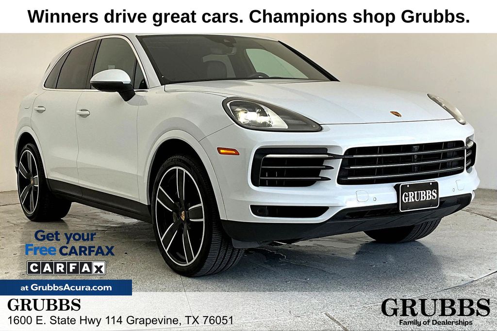 Carrara White Metallic 2023 Porsche Cayenne AWD SUV / Crossover All-Wheel Drive 8-Speed Automatic
