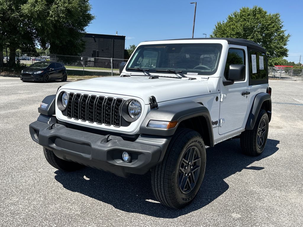 Bright White Clearcoat 2025 Jeep Wrangler SUV / Crossover Four-Wheel Drive 8-Speed Automatic