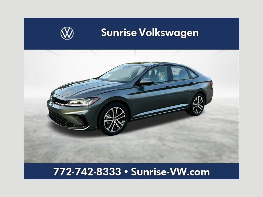 Gray 2026 Volkswagen Jetta Sedan Front-Wheel Drive 8-Speed Automatic