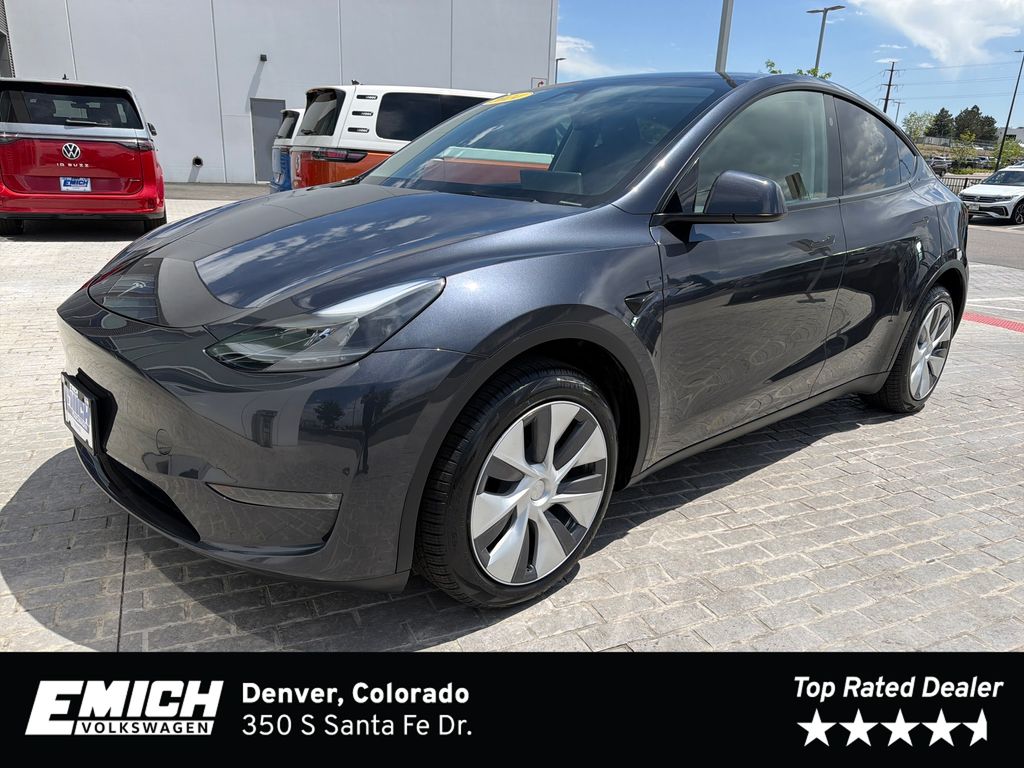 Stealth Gray 2024 Tesla Model Y SUV / Crossover All-Wheel Drive 1-Speed Automatic