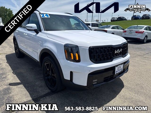 Glacial White Pearl 2024 Kia Telluride SUV / Crossover All-Wheel Drive 8-Speed Automatic