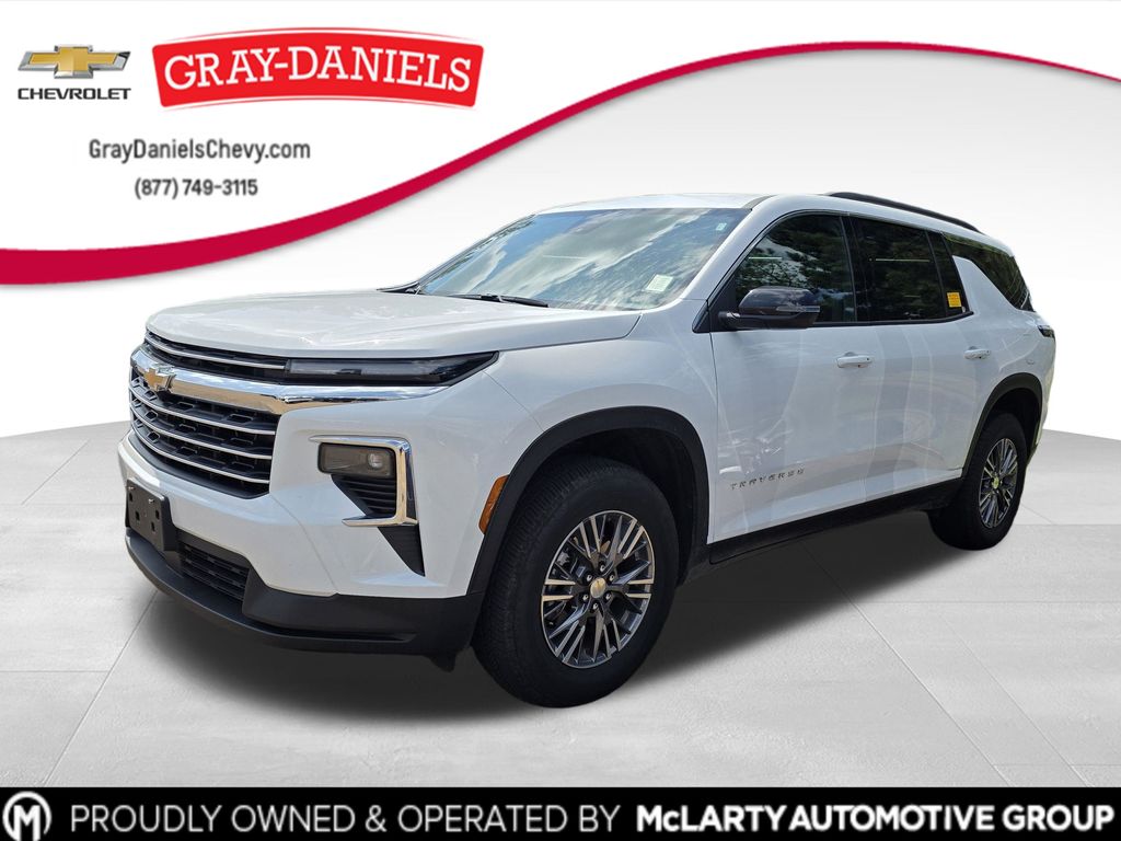 Summit White 2026 Chevrolet Traverse SUV / Crossover Four-Wheel Drive 8-Speed Automatic