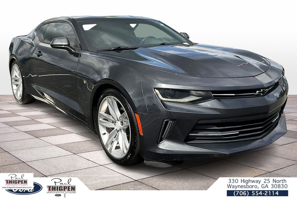 Nightfall Gray Metallic 2018 Chevrolet Camaro 2LT Coupe RWD Coupe Rear-Wheel Drive 6-Speed Manual