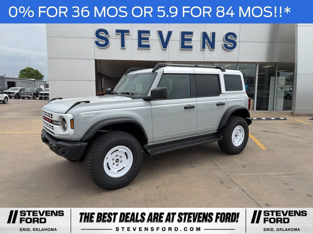 Avalanche Gray 2026 Ford Bronco SUV / Crossover Four-Wheel Drive Automatic