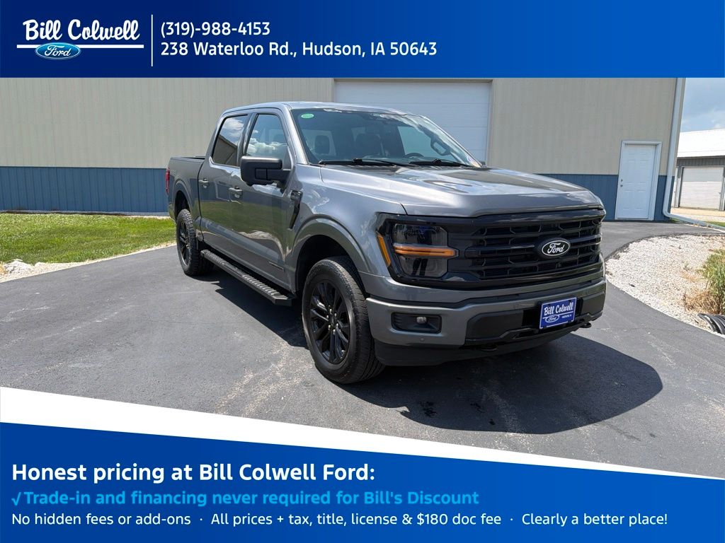 Carbonized Gray Metallic 2024 Ford F-150 Pickup Truck Four-Wheel Drive Automatic