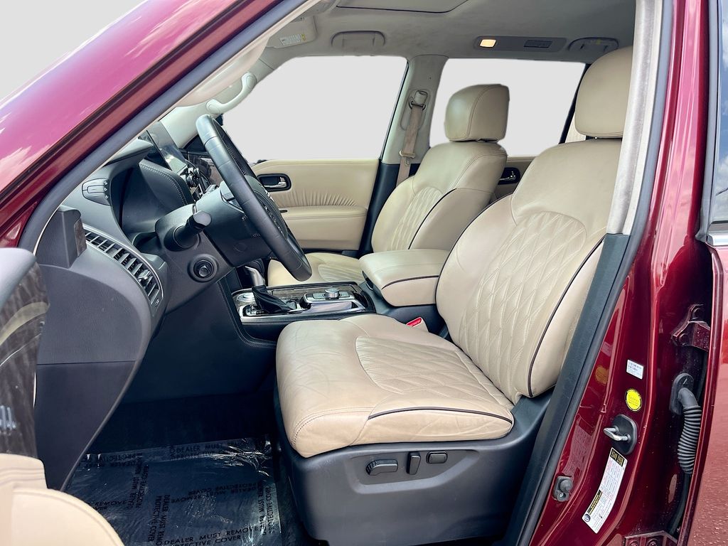 2021 Nissan Armada Platinum Red at Joe Myers Mazda Kia