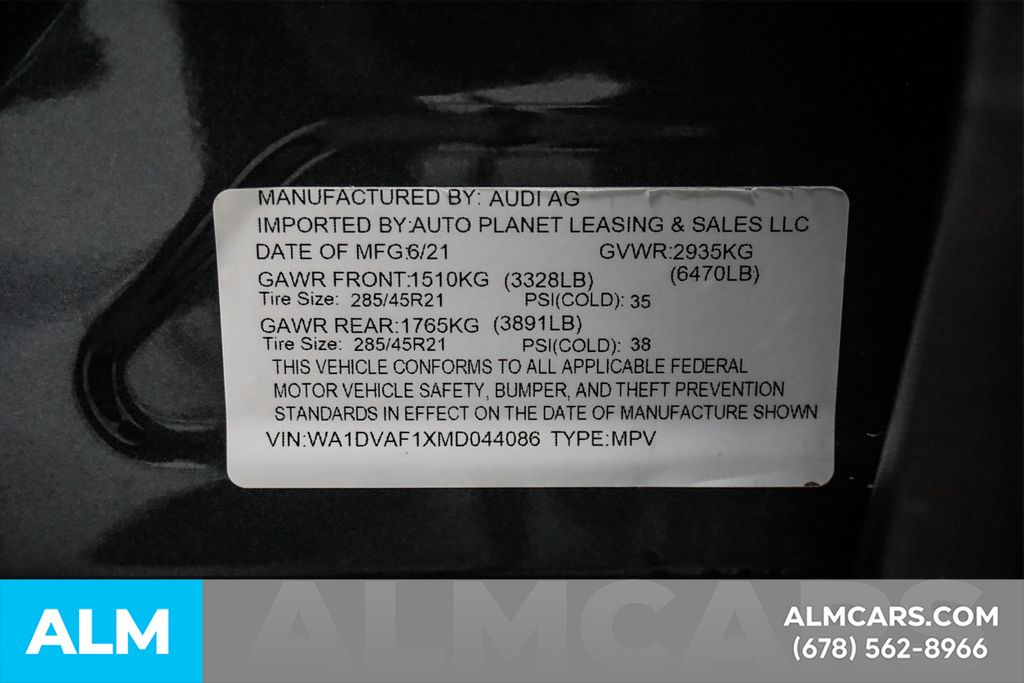 Used 2021  Audi 55 Premium Plus image 60