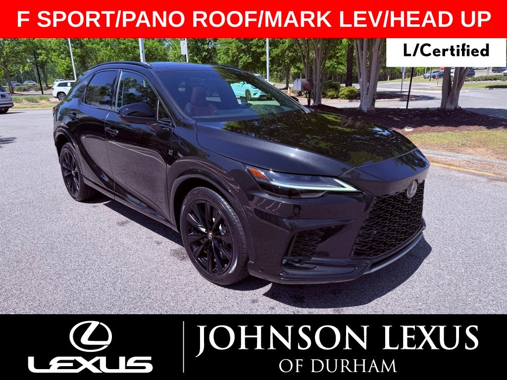 Black (Caviar) 2024 Lexus RX Hybrid 500h F Sport Performance AWD SUV / Crossover All-Wheel Drive 6-Speed Automatic