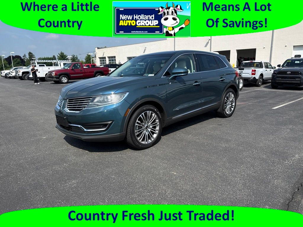 Blue Metallic 2016 Lincoln MKX SUV / Crossover All-Wheel Drive 6-Speed Automatic