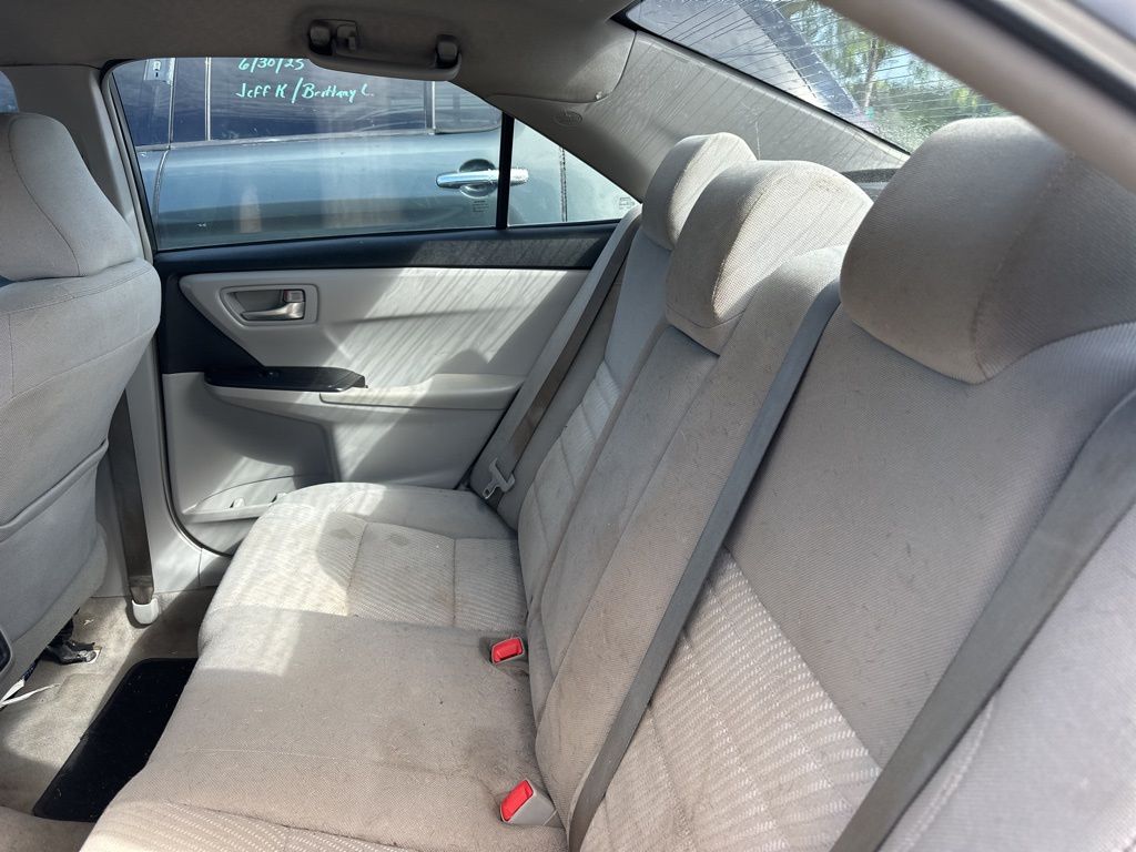 2015 White Toyota Camry LE FWD Sedan