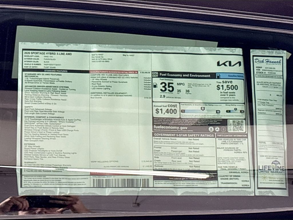2026 Kia Sportage Hybrid X-Line
