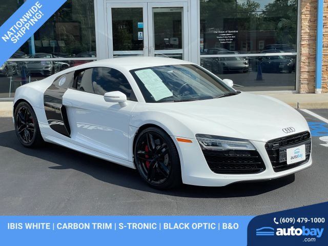 Ibis White 2015 Audi R8 Coupe All-Wheel Drive 7-Speed Automatic