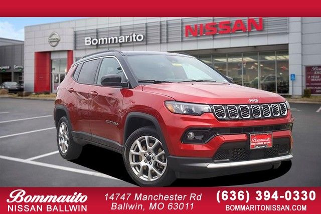 Red 2025 Jeep Compass SUV / Crossover Four-Wheel Drive 8-Speed Automatic