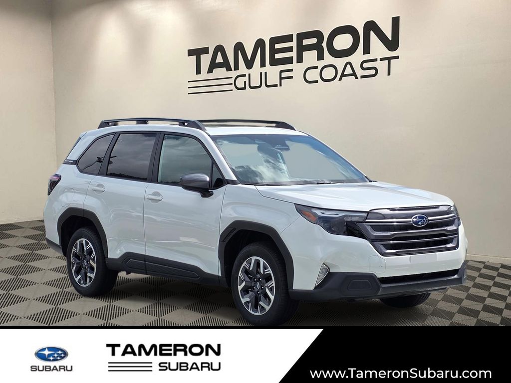 Crystal White Pearl 2026 Subaru Forester SUV / Crossover All-Wheel Drive Continuously Variable Transmission