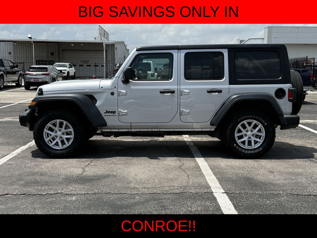 2023 Jeep Wrangler Sport S Silver at DeMontrond Mazda