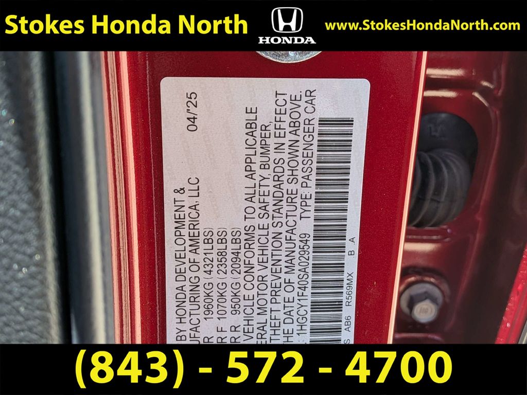 Used 2025 Honda Accord Sedan