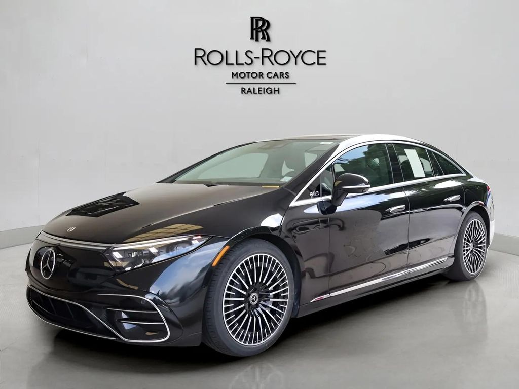 Black 2023 Mercedes-Benz EQS Sedan Rear-Wheel Drive 1-Speed Automatic