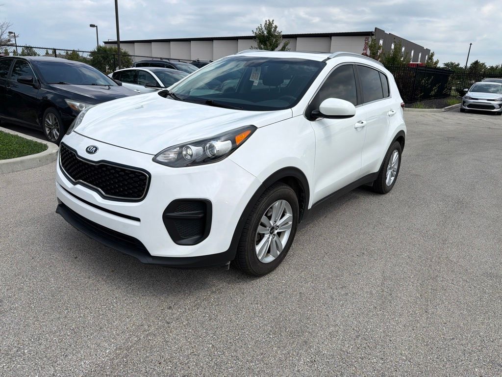 Clear White 2017 Kia Sportage SUV / Crossover Front-Wheel Drive 6-Speed Automatic