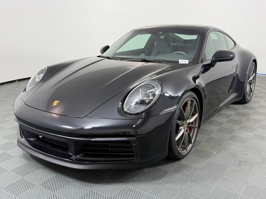Jet Black Metallic 2024 Porsche 911 Coupe Rear-Wheel Drive 8-Speed Automatic
