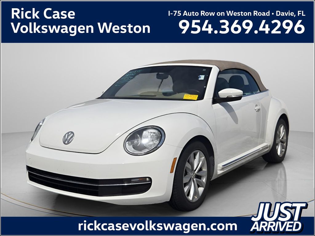 Candy White 2014 Volkswagen Beetle Convertible Front-Wheel Drive 6-Speed Dual Clutch