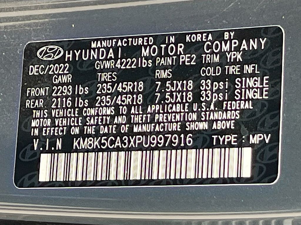 Used 2023 Gray Hyundai Limited image 33