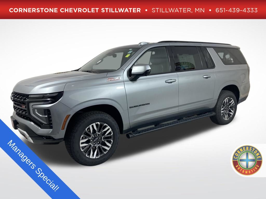 Sterling Gray Metallic 2025 Chevrolet Suburban SUV / Crossover Four-Wheel Drive