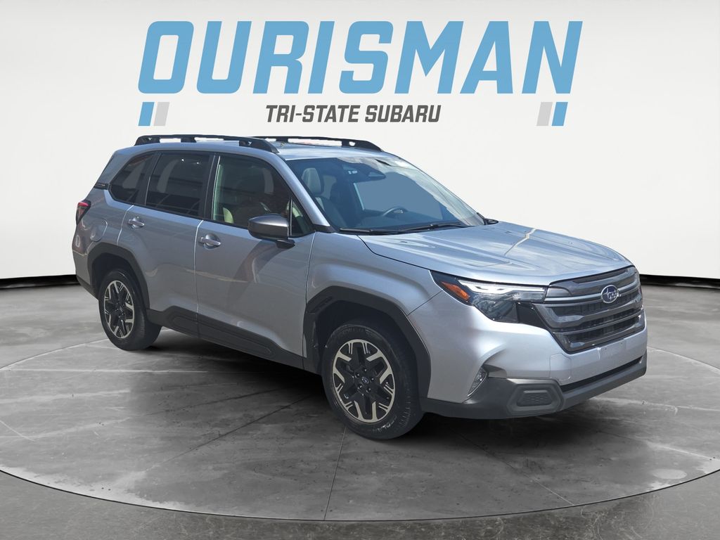 Ice Silver Metallic 2025 Subaru Forester Premium Crossover AWD SUV / Crossover All-Wheel Drive Continuously Variable Transmission