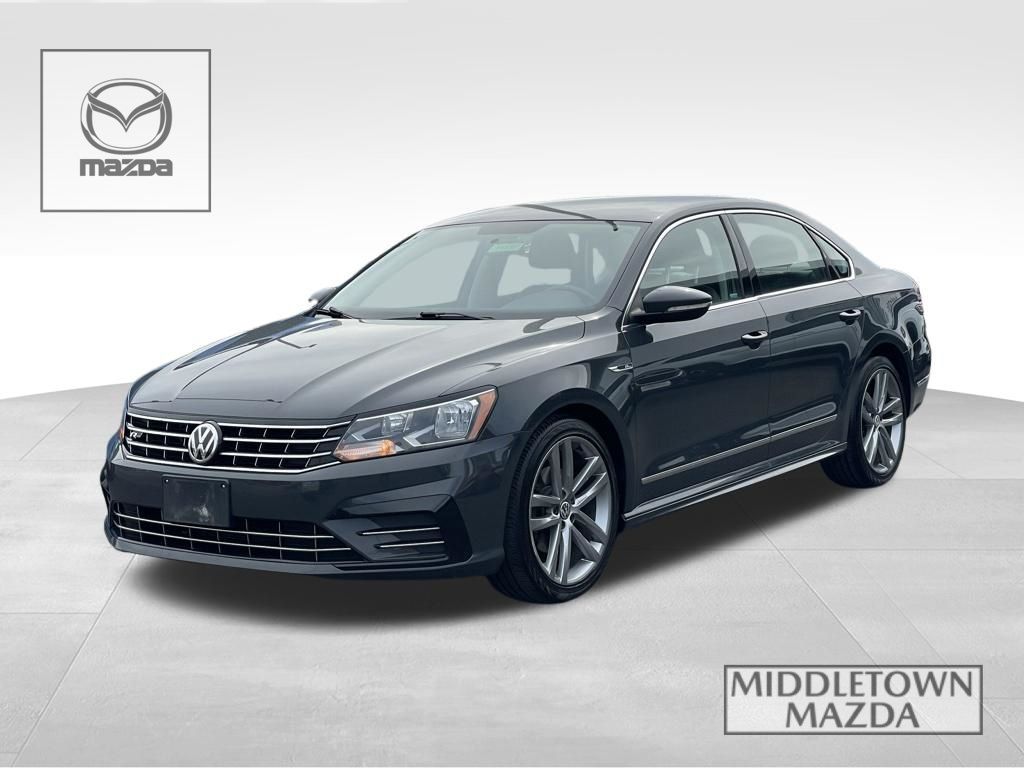 Gray Metallic 2017 Volkswagen Passat R-Line Sedan Front-Wheel Drive 6-Speed Automatic