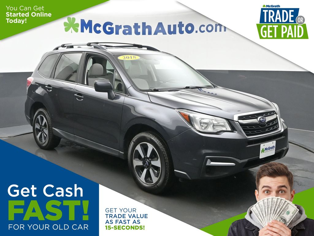 Dark Gray Metallic 2018 Subaru Forester 2.5i Premium SUV / Crossover All-Wheel Drive Continuously Variable Transmission