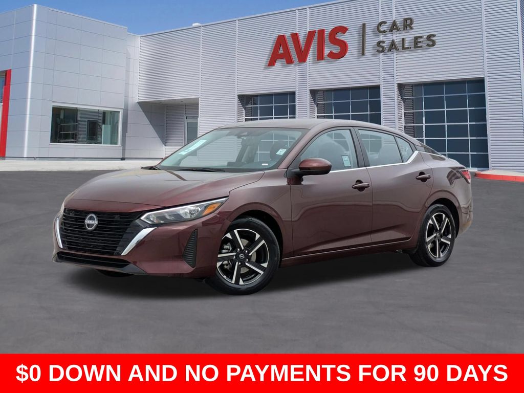 Rosewood Metallic 2025 Nissan Sentra Sedan Front-Wheel Drive Continuously Variable Transmission