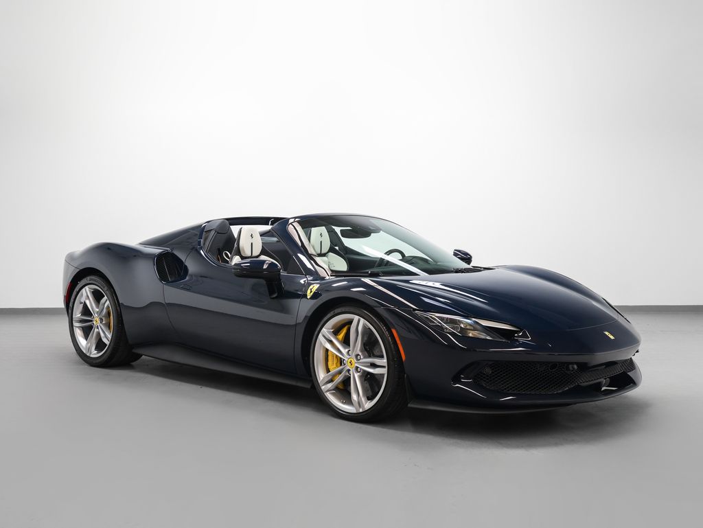 Pozzi Blue 2025 Ferrari 296 GTS RWD Convertible Rear-Wheel Drive 8-Speed Dual Clutch