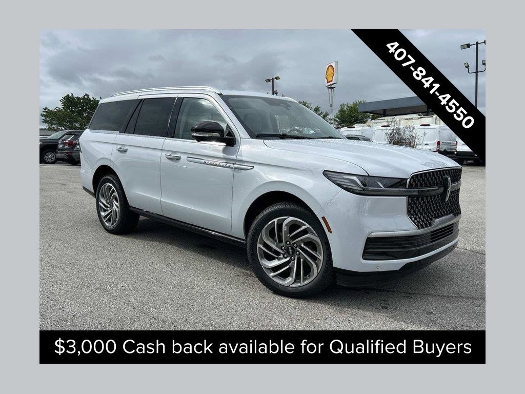 Crystal White 2026 Lincoln Navigator SUV / Crossover Four-Wheel Drive Automatic