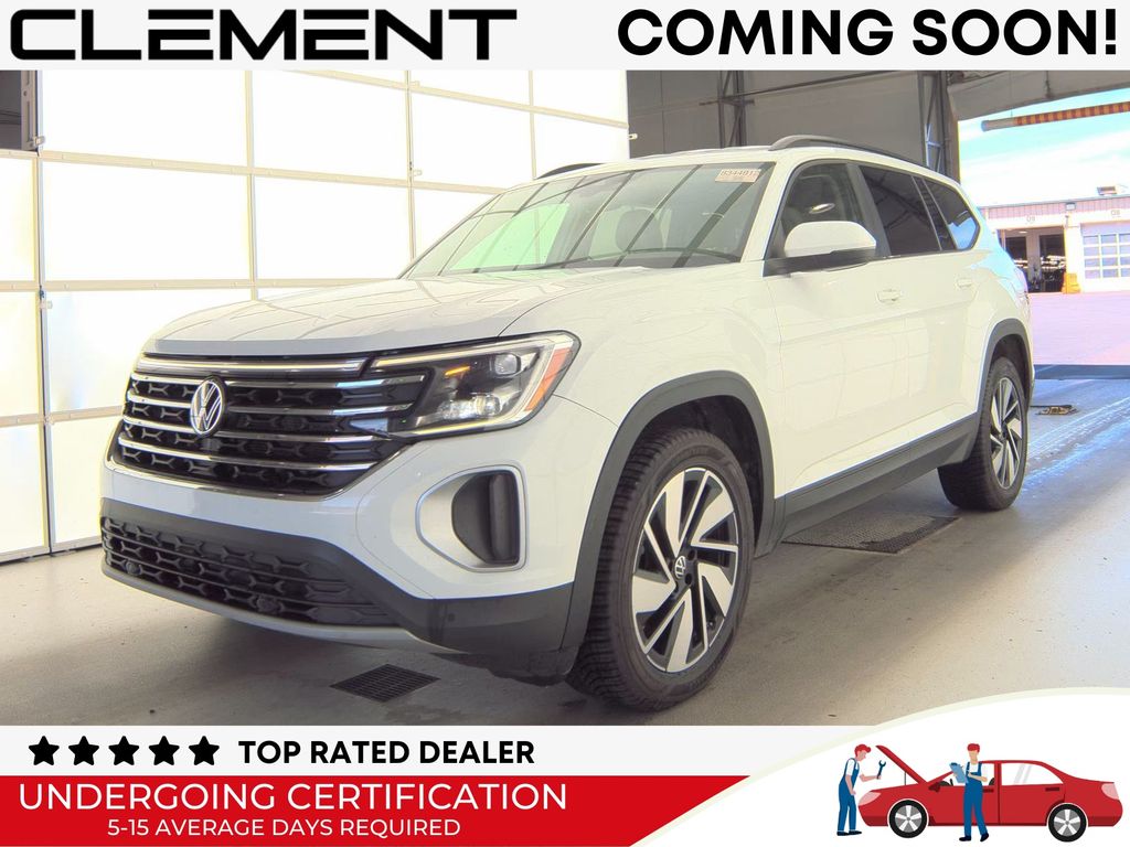 White 2024 Volkswagen Atlas SUV / Crossover All-Wheel Drive 8-Speed Automatic