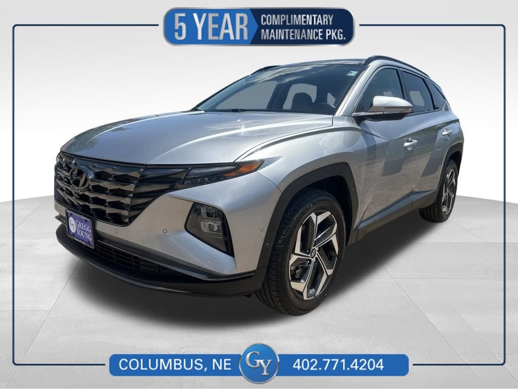 Shimmering Silver 2024 Hyundai Tucson SUV / Crossover All-Wheel Drive 8-Speed Automatic