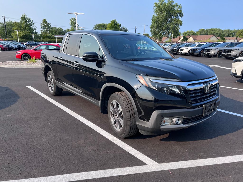 Black 2019 Honda Ridgeline Pickup Truck All-Wheel Drive 6-Speed Automatic