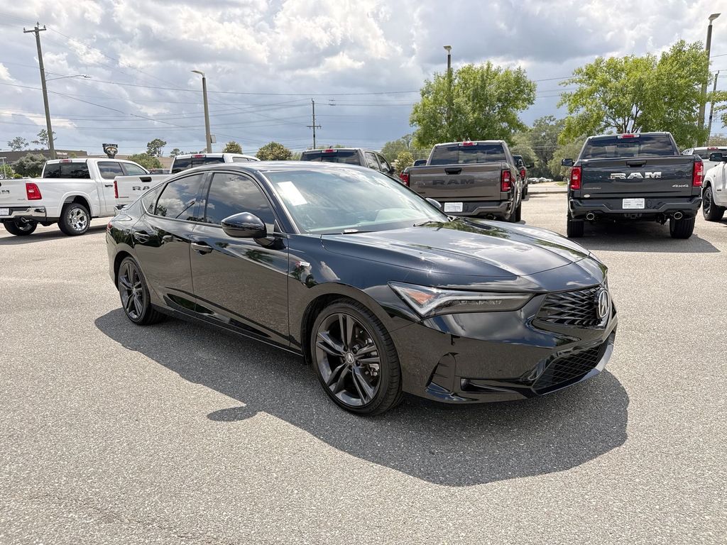 Majestic Black Pearl 2024 Acura Integra FWD with Technology and A-SPEC Package Sedan Front-Wheel Drive Continuously Variable Transmission