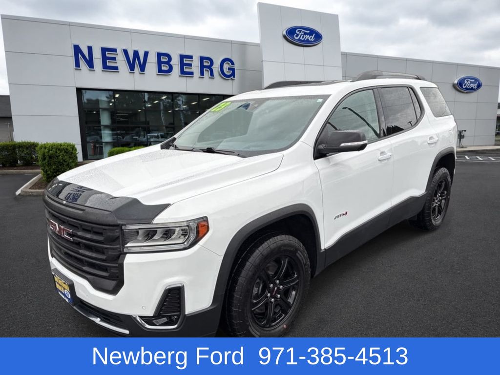 Summit White 2023 GMC Acadia SUV / Crossover Four-Wheel Drive 9-Speed Automatic