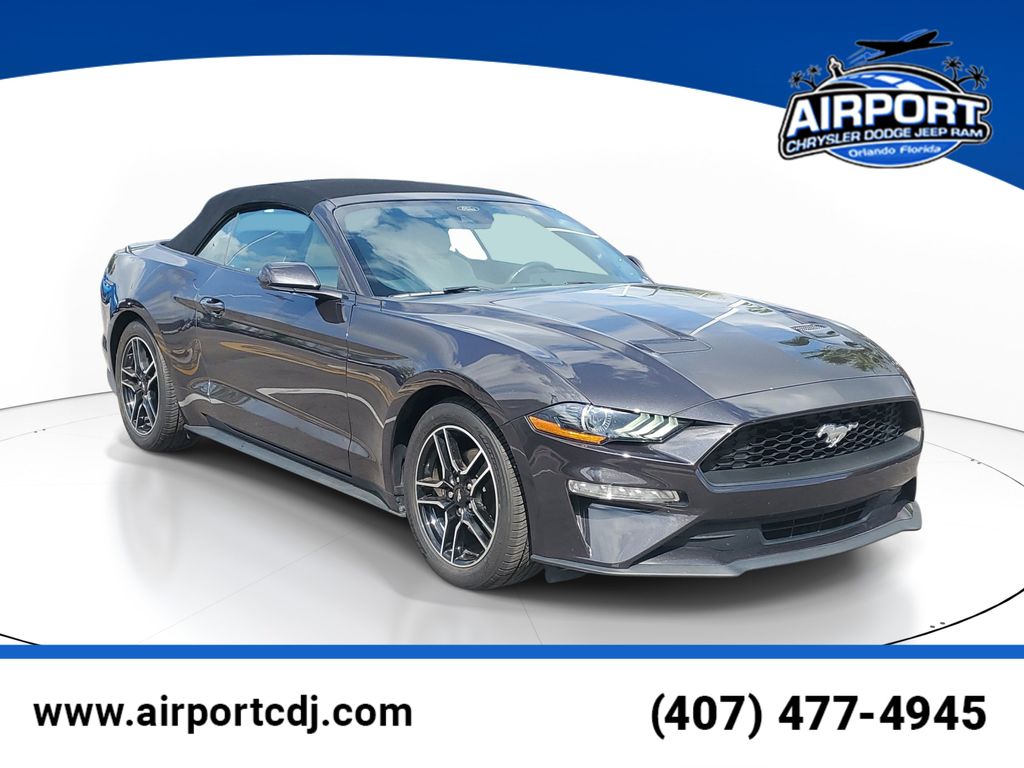 Gray Metallic 2022 Ford Mustang Convertible Rear-Wheel Drive Automatic