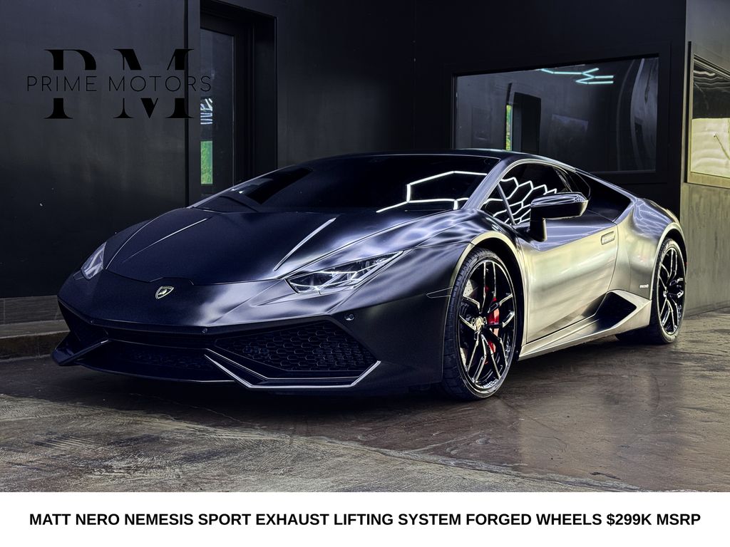 2017 Lamborghini Huracan Negro Coupé Tracción en las cuatro ruedas 7 velocidades Manual