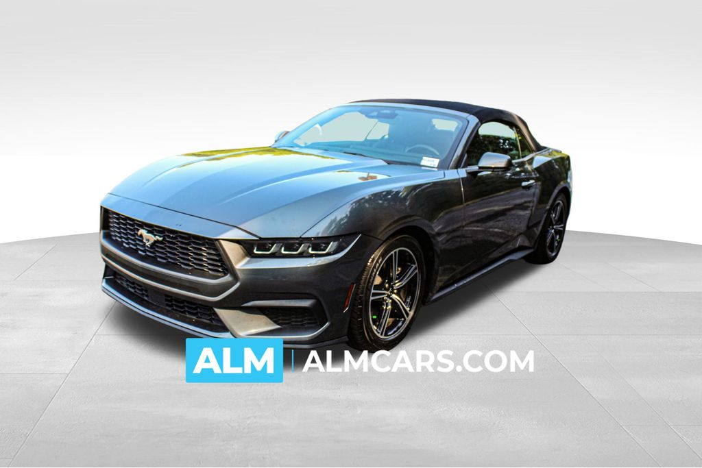 Gray Metallic 2024 Ford Mustang Convertible Rear-Wheel Drive Automatic