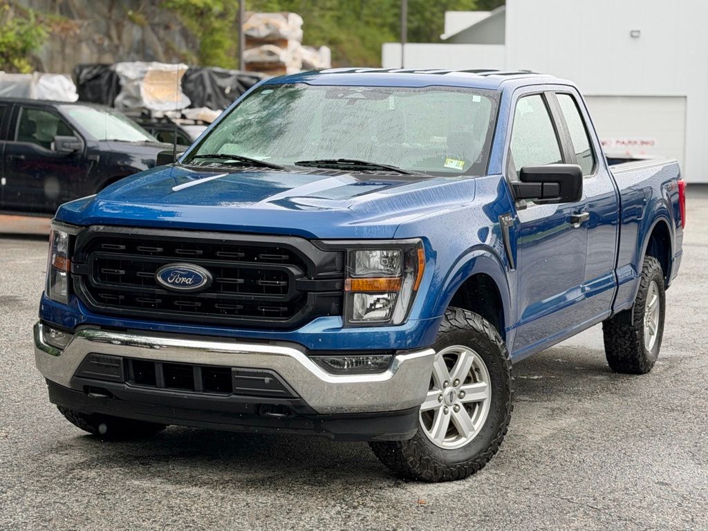 Blue Metallic 2023 Ford F-150 Pickup Truck Four-Wheel Drive Automatic